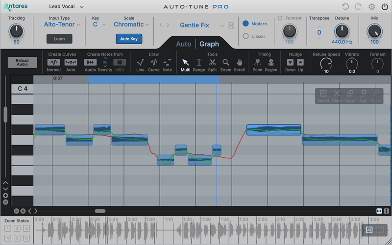 Antares Auto-Tune Pro X pitch correction plugin on sale for $299 USD