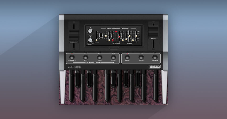 Lowdown Bass Synthesizer by Cherry Audio on sale for $19 USD!