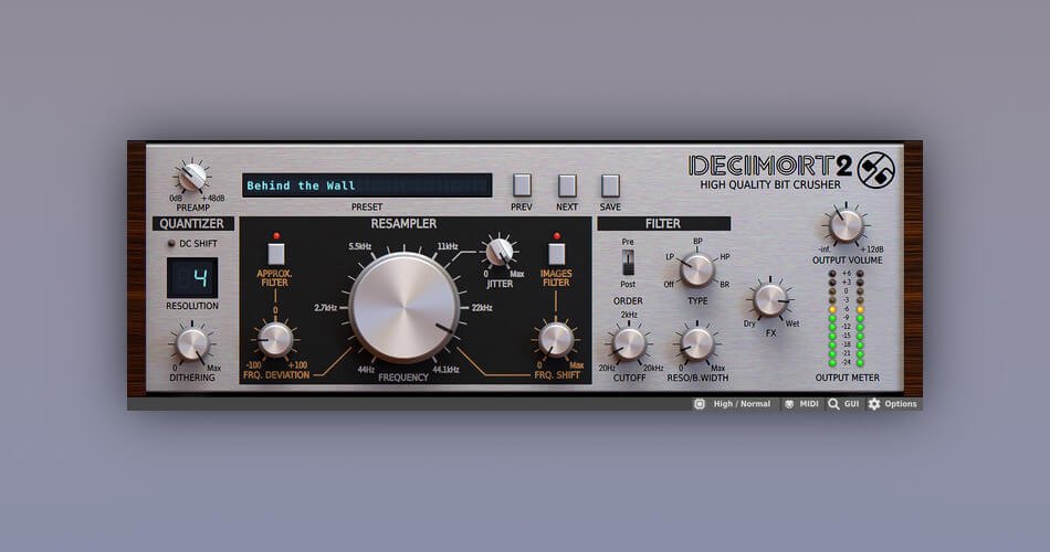 Save 40% on Decimort 2 bitcrusher plugin by D16 Group