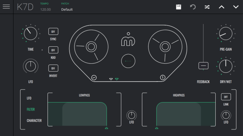 Save 50% on K7D vintage tape delay plugin by Imaginando