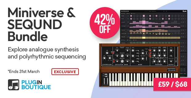 Save 42% on Cherry Audio Miniverse + 510k SEQUND Bundle