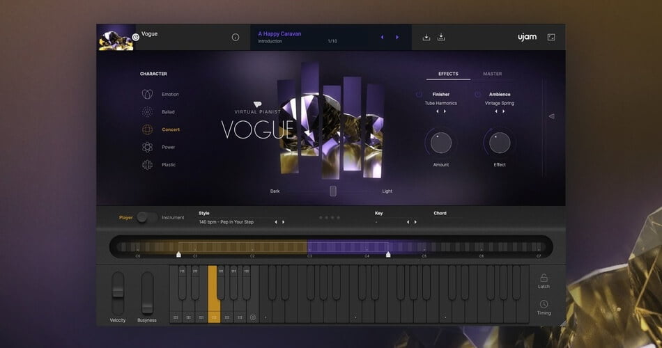 Virtual Pianist VOGUE by UJAM on sale for $9 USD!