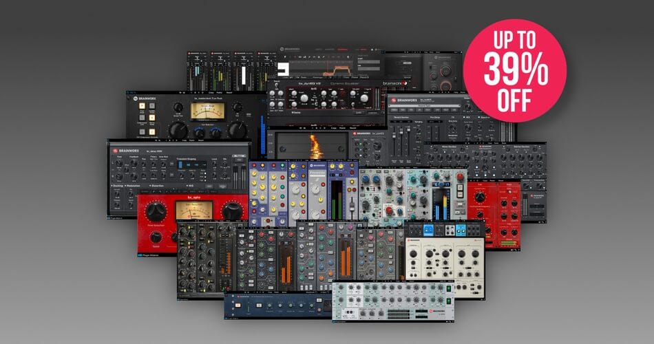 Save up to 39% on Brainworx audio plugins at Plugin Boutique