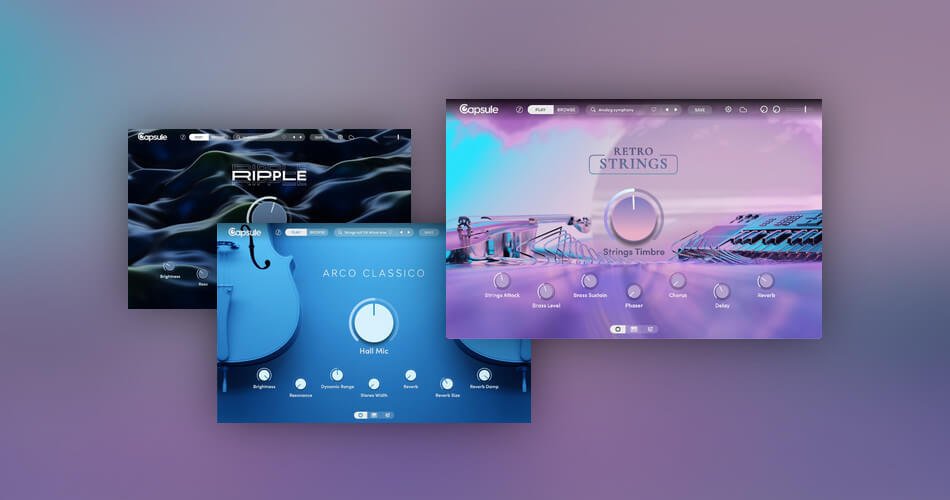 Capsule Audio Spring Sale on Arco Classico, Ripple & Retro Strings