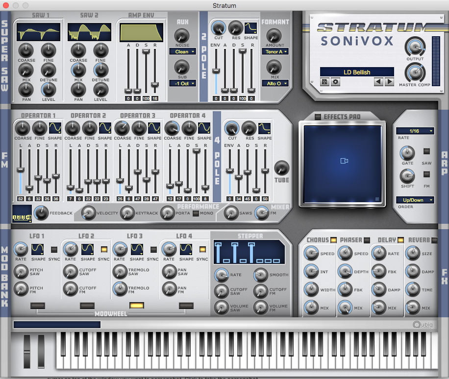 Stratum Supersaw FM Synthesizer by Sonivox on sale for $9.99 USD