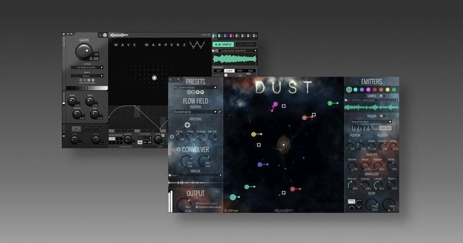 Save 50% on DUST and Wave Warper 2 granular synth plugins + Rent To Own