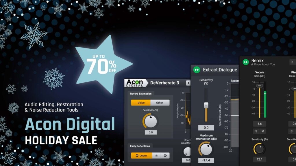 Save up to 70% on audio editing, restoration & noise reduction tools