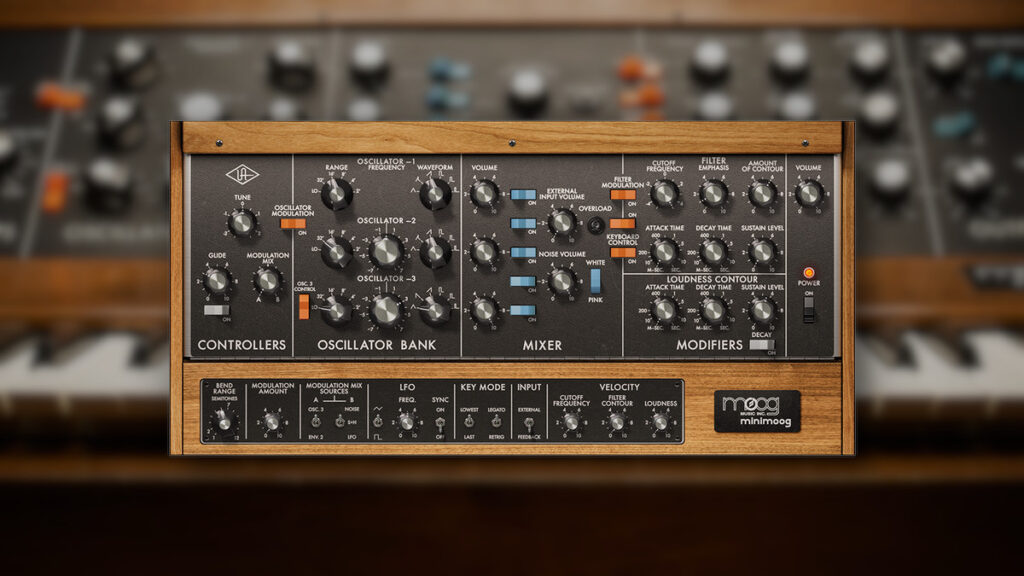 Save 73% on Moog Minimoog software synthesizer by Universal Audio
