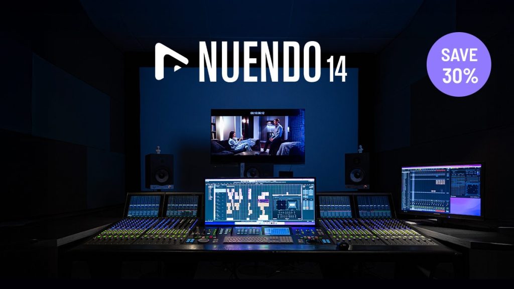 Save 30% on Nuendo audio post-production software by Steinberg