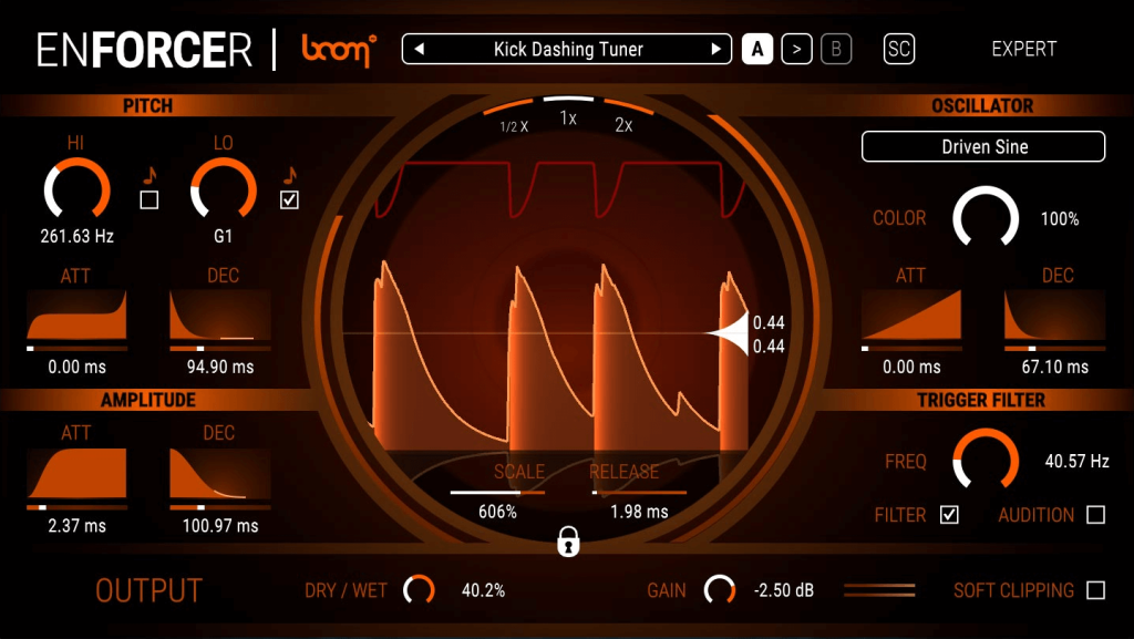 Save 40% on Enforcer bass enhancement plugin by BOOM Library
