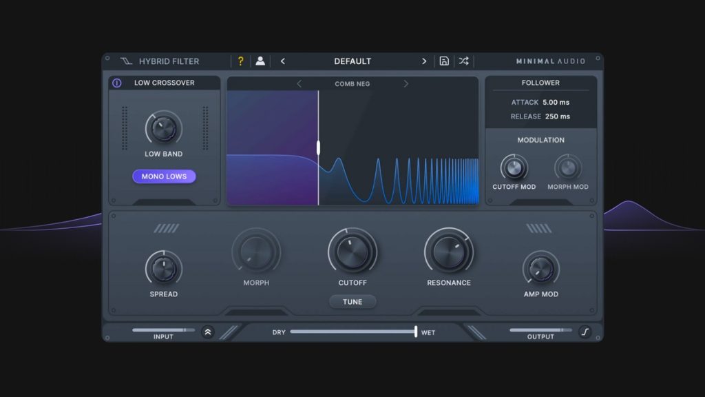 Hybrid Filter effect plugin by Minimal Audio on sale at 40% OFF