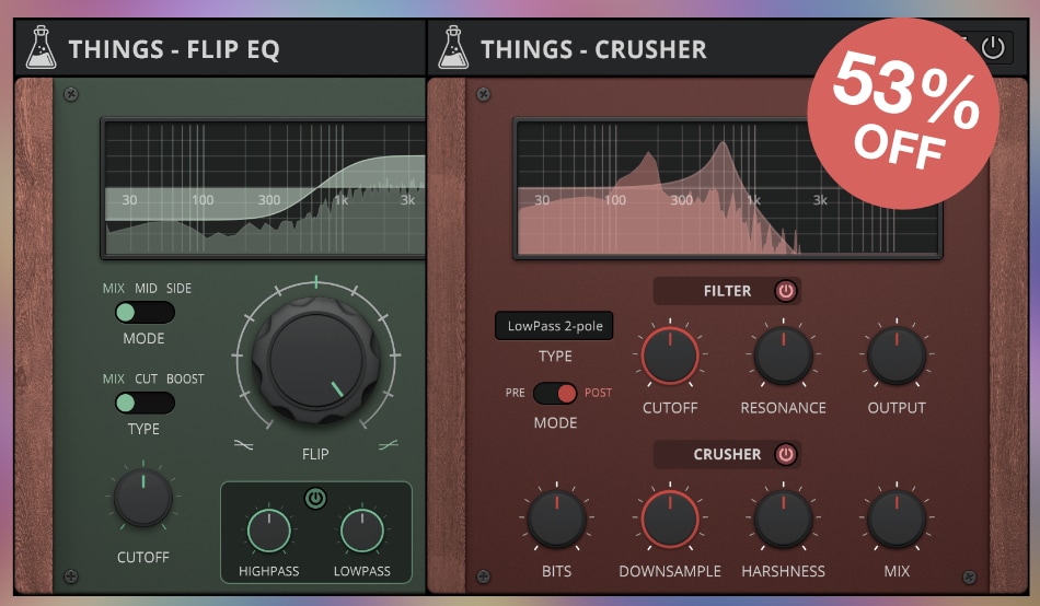 AudioThing updates Things Crusher & Flip EQ effect plugins