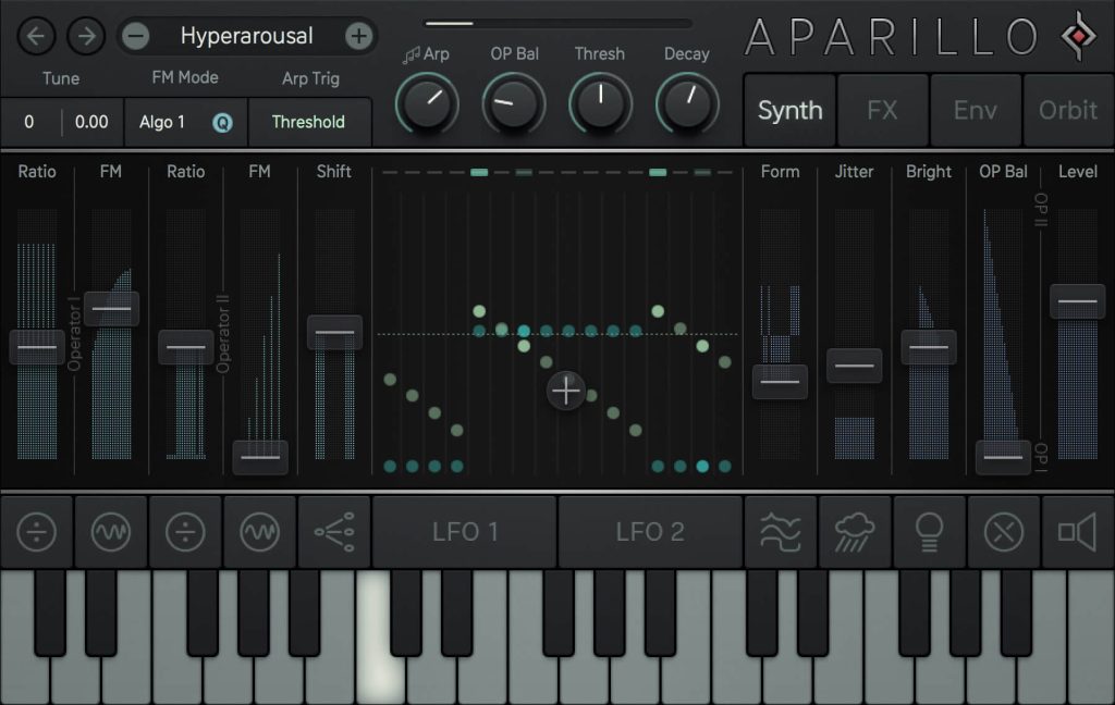 Save 50% on Aparillo FM Synthesizer plugin by Sugar Bytes