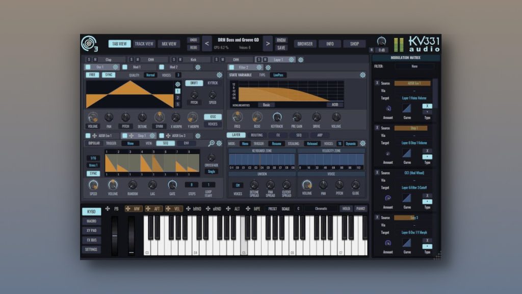 SynthMaster 3 semi-modular synthesizer on sale for $49 USD