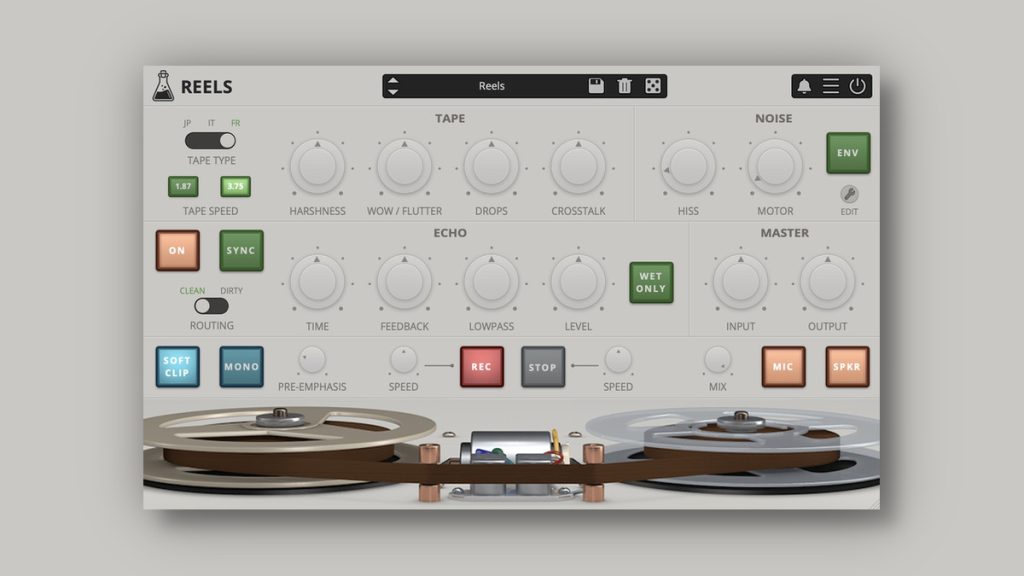 AudioThing updates Reels tape emulation plugin to v1.5.4, on sale for $29 USD