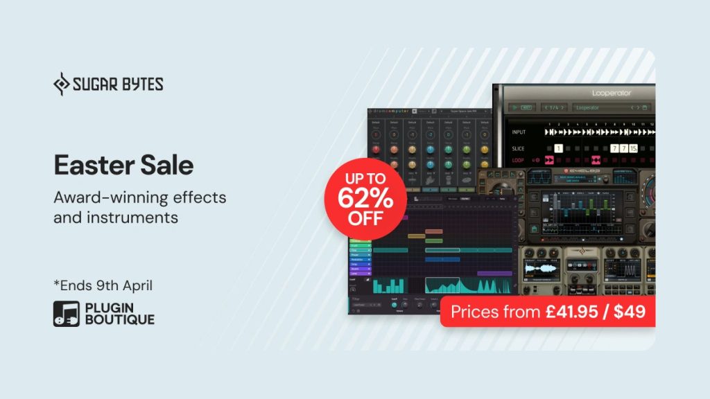 Up to 62% OFF instruments and effects