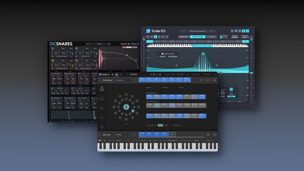 Save up to 54% on Scaler 3, Scaler EQ, DC Snare & more