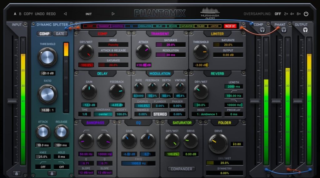 Save 60% on Phantomix dynamics processor by United Plugins