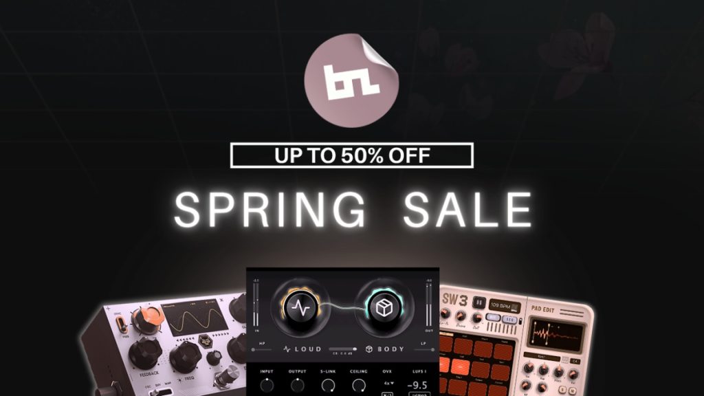 Save 50% on instruments & effects