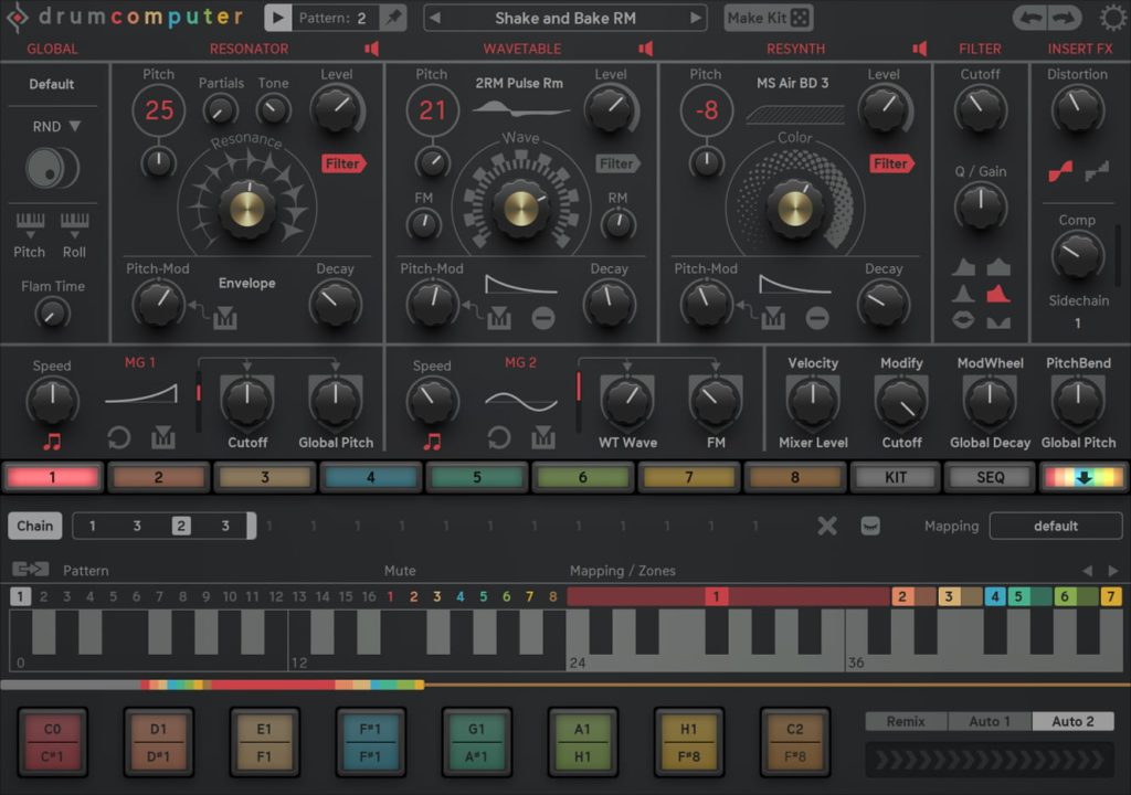 Drumcomputer synthesizer plugin by Sugar Bytes on sale for $69 USD
